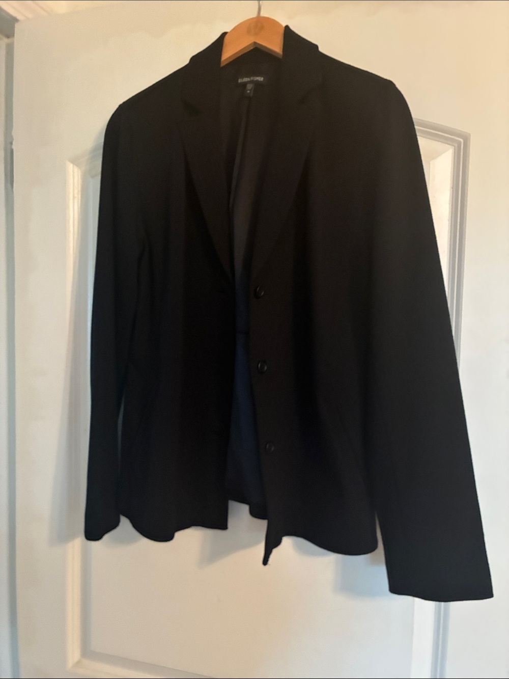 Eileen Fisher Black Women's Blazer Jacket  - M